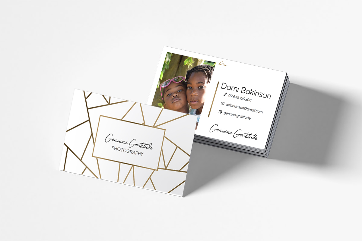 business card mockup